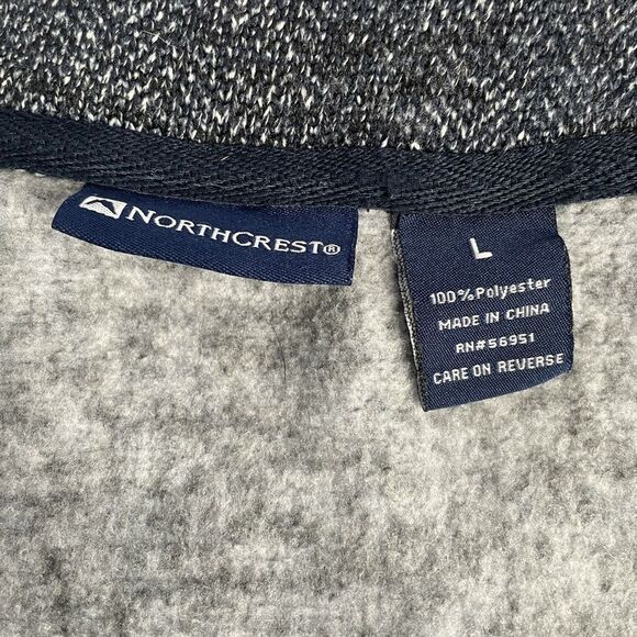🟢Northcrest Heathered Blue Lightweight Jacket L - Picture 6 of 6